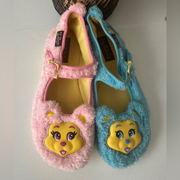 Women's Hot Chocolate Design Chocolaticas Fuzzy Bears Mary Jane Flat size 35 - Picture 1 of 5